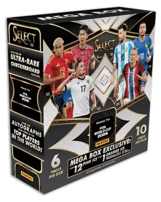 Produktbild von 2025-26 Panini Select Road to FIFA World Cup 2026 - 1x Mega Box