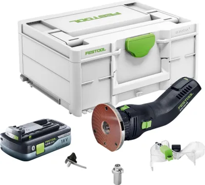 Immagine prodotto di Festool OFKC 500 R3 EB-Basic Fresatrice per bordi a batteria 18 V 10 mm Brushless + 1x batteria 4,0 Ah + Systainer - senza caricabatteria