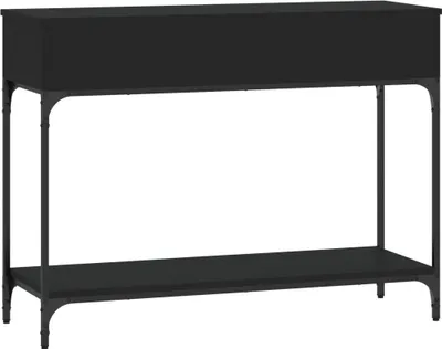 Obrázok produktu pre vidaXL Konzolový stôl čierny 100x34,5x75 cm z umelého dreva