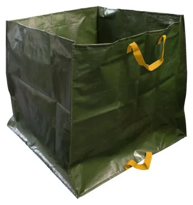 Produktbild von Windhager Gartenabfallsack 400 L, grün, robust, doppelwandig, mit 4 Griffen