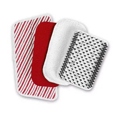 Produktbild von CLEANmaxx Ersatz-Aufsätze 4-tlg. für die Akku-Scheuerbürste - rot