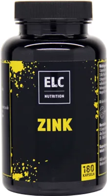 Produktbild von ELC Nutrition Zink 180 Kapseln | Nahrungsergänzungsmittel | Supplements