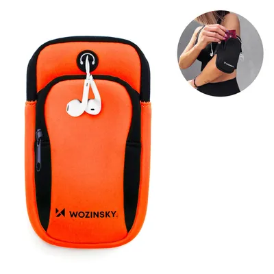 Produktbild von Wozinsky Sportärmel – Orange für Laufen und Fitness KP25141