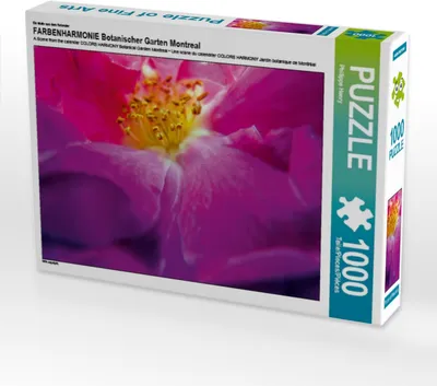 Produktbild von CALVENDO Puzzle Ein Motiv aus dem Kalender FARBENHARMONIE Botanischer Garten Montreal | 1000 Teile Lege-Größe 64x48cm Foto-Puzzle für glückliche Stunden