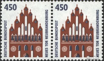 Produktbild von Briefmarken BRD (BR.Deutschland) 1992 Mi 1623wP waagerechtes Paar (kompl.Ausg.) gestempelt Sehenswürdigkeiten