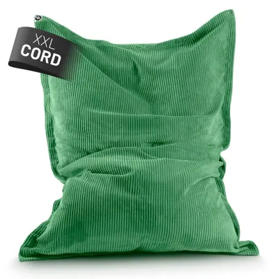 Image de Pouf LUMALAND Classic XXL Cord 380 L - 140 x 180 cm - avec housse lavable