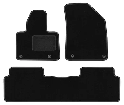 Immagine prodotto di Tappetini in moquette per Citroen C5 III X7 2008-2017 (liftback/berlina/station wagon) – set 4 pezzi, neri, su misura – Wielganizator LUX