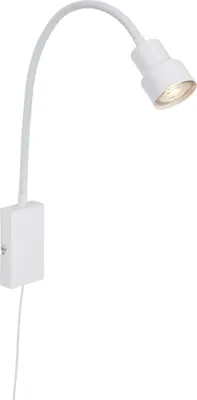Immagine prodotto di Lampada da parete LED Lampada da letto Funzione touch Braccio flessibile GU10 5W Bianca Briloner