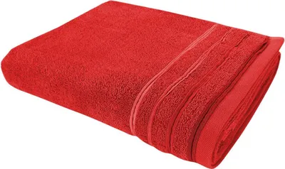 Produktbild von WohnDirect Weiches Handtuch JASMINA Rot 50 x 100 cm