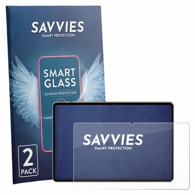 Produktbild von 2x Savvies Schutzglas Folie für Dghrti Tab 50 11" 9H Panzer Schutzfolie Glas Displayschutz klar transparent