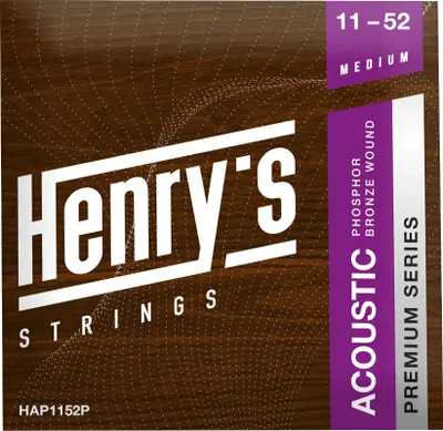 Produktbild von Henry's Phosphor Premium 11-52 Saiten für Akustikgitarre