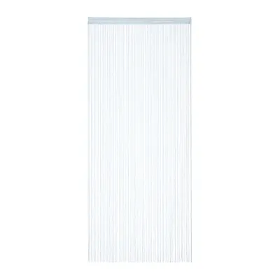 Produktbild von relaxdays Fadenvorhang silber