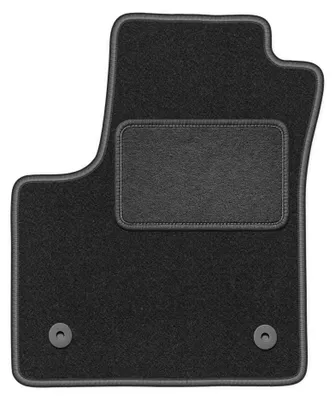 Produktbild von Fahrermatte Velours für Opel Meriva B 2010-2017 (Minivan) – 1-tlg, Graphit, passgenau – Wielganizator LUX