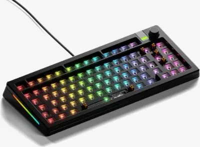 Zdjęcie produktu dla Glorious Gaming GMMK 3 PRO Barebones, 75%, Przewodowa, USB, RGB LED, Czarny