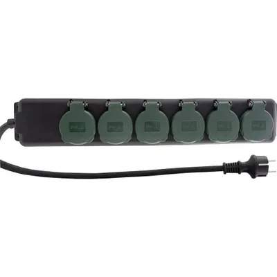 Productafbeelding van REV stekkerdoos, IP44, 6 stopcontacten, 1,4 meter