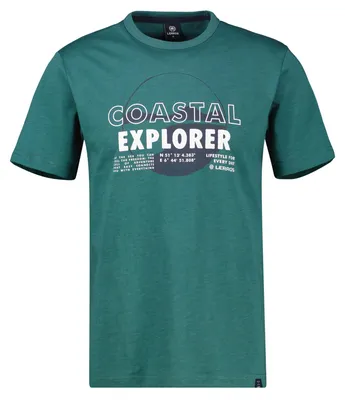 Produktbild von Lerros Übergrößen T-Shirt modisch petrol Explorer