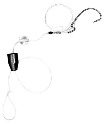 Produktbild von Balzer Carolina Rig – 1/0 / 10 g