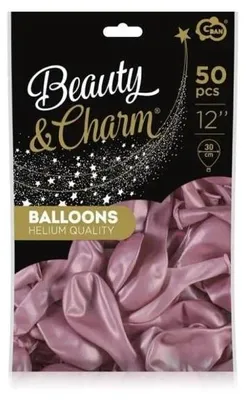 Zdjęcie produktu dla Balony Beauty&Charm metaliczne 30cm 50szt - Godan