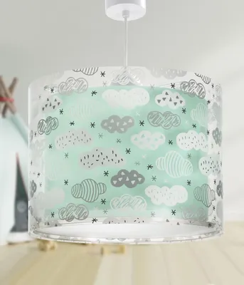 Zdjęcie produktu dla Lampa sufitowa Clouds - Chmura dla dzieci zielona