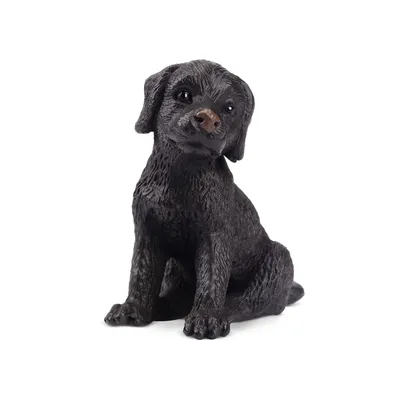 Produktbild von Toymany ML00161 Schwarzer Labrador Welpe 4,2 cm Haustiere