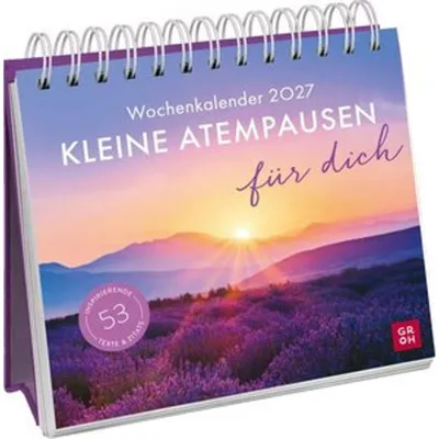 Immagine prodotto di Calendario settimanale 2027: Piccole pause per te