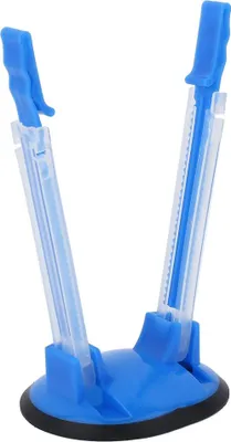Obrázek produktu pro Nastavitelný stojan na tašky bez rukou Kuchyňské skladování potravin Držák otvíráku proti sklouznutí (modrý)