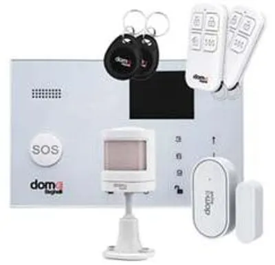 Obrázek produktu pro Bezdrátová alarmová sada Dom-E s připojením přes Wi-Fi/GSM, připravená k okamžitému použití