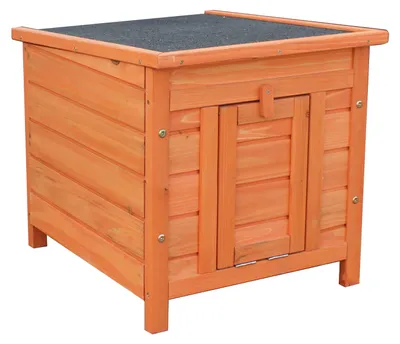 Produktbild von Dehner Nagerschlafhaus mit klappbarem Dach, ca. 51 x 42 cm, Holz