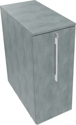 Produktbild von Orgacontainer 3OH li m. Ausfräsung B463xT900x1115mm Beton