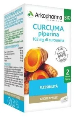 Immagine prodotto di Arkocps Curcuma + Piperina 130 Capsule