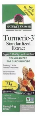 Image de Nature's Answer Turmeric-3 Extrait de curcuma (30 ml) 083000009013