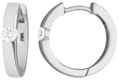 Paar-Ohrringe-Creolen-mit-Zirkonia-aus-925-Silber-16x3-2mm