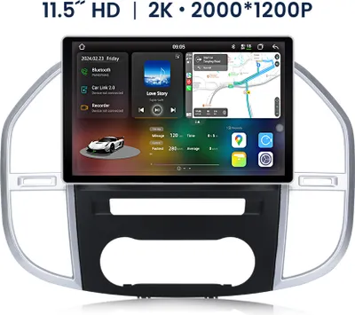 Zdjęcie produktu dla 11.5" Radio samochodowe Android 13 8+256G 8-rdzeniowe Dla Mercedes-Benz Vito W447 2014-2020 CarPlay Android Auto GPS Navi WIFI 4G BT USB DAB+ SWC