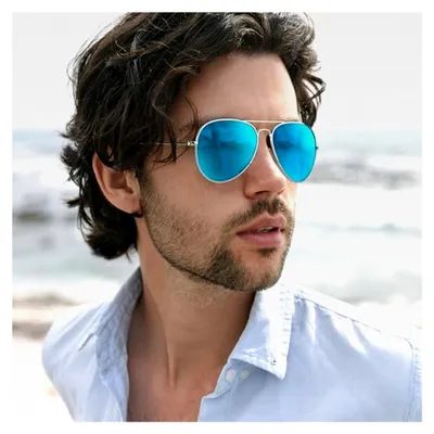 Produktbild von Polarisierte Sonnenbrille für Herren und Damen mit UV-Schutz und Metallrahmen