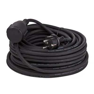 Produktbild von 25 m Verlängerungskabel Kabel H07RN-F 3x1,5mm² IP44 für innen + außen schwarz