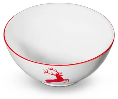 Produktbild von Gmundner Keramik Rubinroter Hirsch  Schüssel (Ø 27cm)