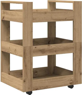 Obrázok produktu pre vidaXL Kuchynský vozík Artisan dub 60 x 45 x 80 cm materiál na báze dreva