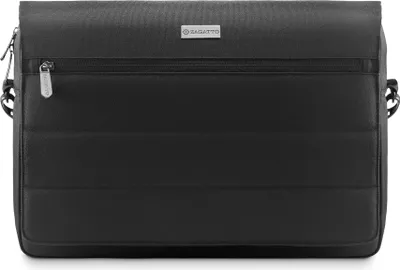 Produktbild von Zagatto ZG784 Schwarz Laptop-Tasche 15,6" Zoll Messenger Bag Umhängetasche Stadt Tasche Dokumententasche Stadt Tasche Tablettasche Notebook Schutzhülle Sicher Schutztasche Dammen und Herren laptoptasche