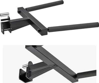 Produktbild von Kipika Y-förmige Dip-Stange, 5,1x5,1 cm, Heavy Duty, für Power Cage, 2,5 cm Loch, ideal für Home Gym und Krafttraining