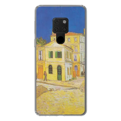 Produktbild von MuchoWow® Handyhülle Schutzhülle Hülle für Huawei P40 Lite Das gelbe Haus - Vincent van Gogh Silikon Softcase Handy Hülle - Handy
