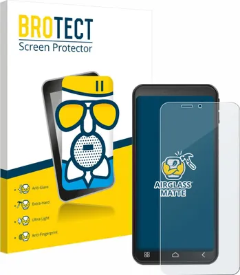 Produktbild von BROTECT Entspiegelungs Schutzglas für Emporia Smart 7 Lite Schutzfolie Panzer Folie Glas Display Schutz matt