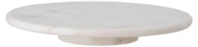 Produktbild von Bloomingville Servierplatte ELLIN Marmor Weiß 36 cm Drehbar Tortenplatte
