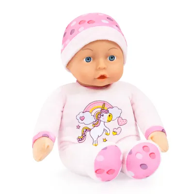 Produktbild von Bayer Design 93029AB Babypuppe, Spielpuppe, Kuschelpuppe, weich, ca. 30 cm