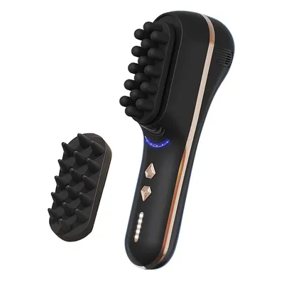 Produktbild von Wireless Kopf- und Massagegerät, 5 Intensitäten & 2 Aufsätze, tiefwirkende Massage für Kopf, Nacken, Schultern und Beine, inkl. USB-C Ladekabel