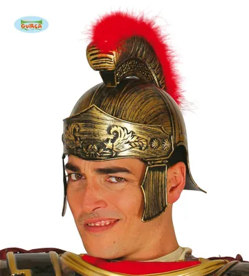Immagine prodotto di Elmo da guerriero romano per Carnevale Antico Copricapo da Gladiatore Armatura Storica Tema Festa Costume Accessorio Antico Elmo da Guerriero da Battaglia, Colore: Oro