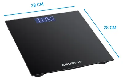 Image de GRUNDIG pèse-personne numérique, noir