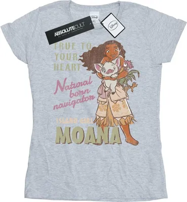 Produktbild von Disney - "Natural Born Navigator" T-Shirt für Damen BI33977 (L) (Grau)