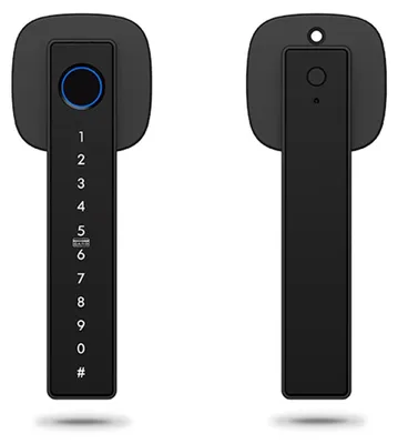 Produktbild von Intelligentes Türschloss, schlüsselloses Zutrittstastenfeld mit Fingerabdruckerkennung, biometrisches Sicherheitsschloss, 6 Entsperrmethoden, einfache Installation