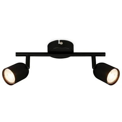 Image de Spot plafonnier Spot mural GU10 orientable noir