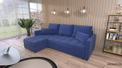 Zdjęcie produktu dla Zestaw wypoczynkowy Narożnik Sofa Bella L – zestaw wypoczynkowy z funkcją spania i pojemnikiem na pościel